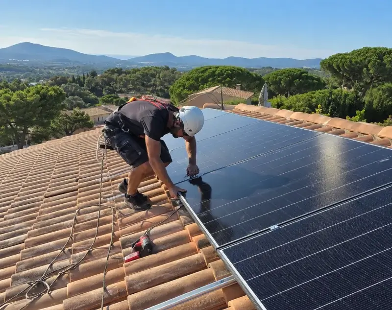 Installateur panneaux solaires Couze-et-Saint-Front — pose photovoltaïque sur toiture